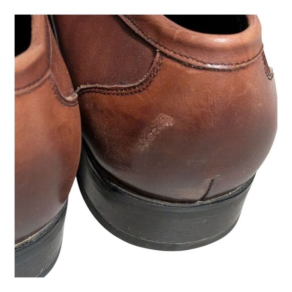 Gifennse Slip-On leather Penny Loafers brown size 9 handmade classic formal main image 5